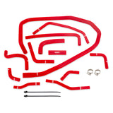 Mishimoto MMHOSE-WRX-15ANCRD FITS: Hoses FITS: 2015 Subaru WRX Red Silicone Radiator Coolant Ancillary Hoses Kit Hoses