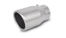 Load image into Gallery viewer, Vibrant 1503 FITS: 3in Round SS Bolt-On Exhaust Tip (Single Wall Angle Cut Rolled Edge) Tips