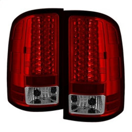 SPYDER 5014955 FITS: GMC Sierra 07-13 (Not 3500 Dually 4 Rear Wheels)LED Tail Lights Red Clear ALT-YD-GS07-LED-RC Tail Lights