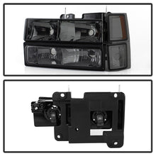 Load image into Gallery viewer, SPYDER 5072238 FITS:xTune Chevy Suburban 94-98 Headlights w/ Corner &amp; Parking Lights 8pcs Smoked HD-JH-CCK88-AM-SM-SET Headlights