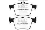 EBC DP32173C FITS: 14-20 Audi S3 2.0 Turbo Redstuff Rear Brake Pads Brake Pads Performance