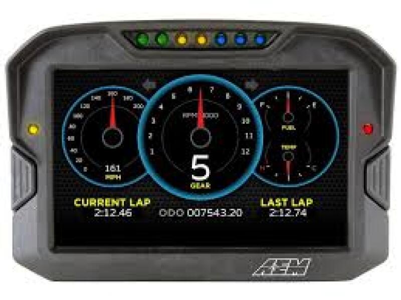 AEM 30-5703 FITS: CD-7 Logging GPS Enabled Race Dash Carbon Fiber Digital Display w/o VDM (CAN Input Only) Gauges