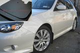 Rally Armor MF6-BAS-BLK FITS: 08-10 Subaru WRX / 08-11 Impreza 2.5i (Hatch/Sedan) Basic Black Mud Flap w/Black Logo Mud Flaps