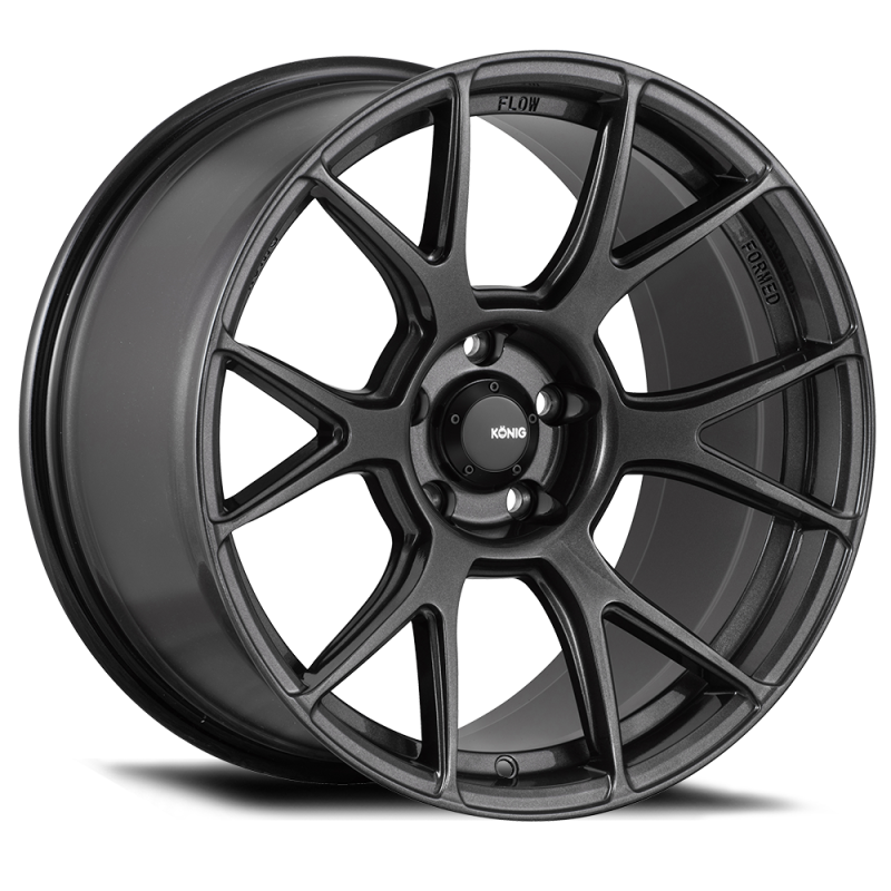 Konig AM98514356B FITS: Ampliform 18x9.5B 5x114.3 ET35 Dark Metallic Graphite Wheels Cast