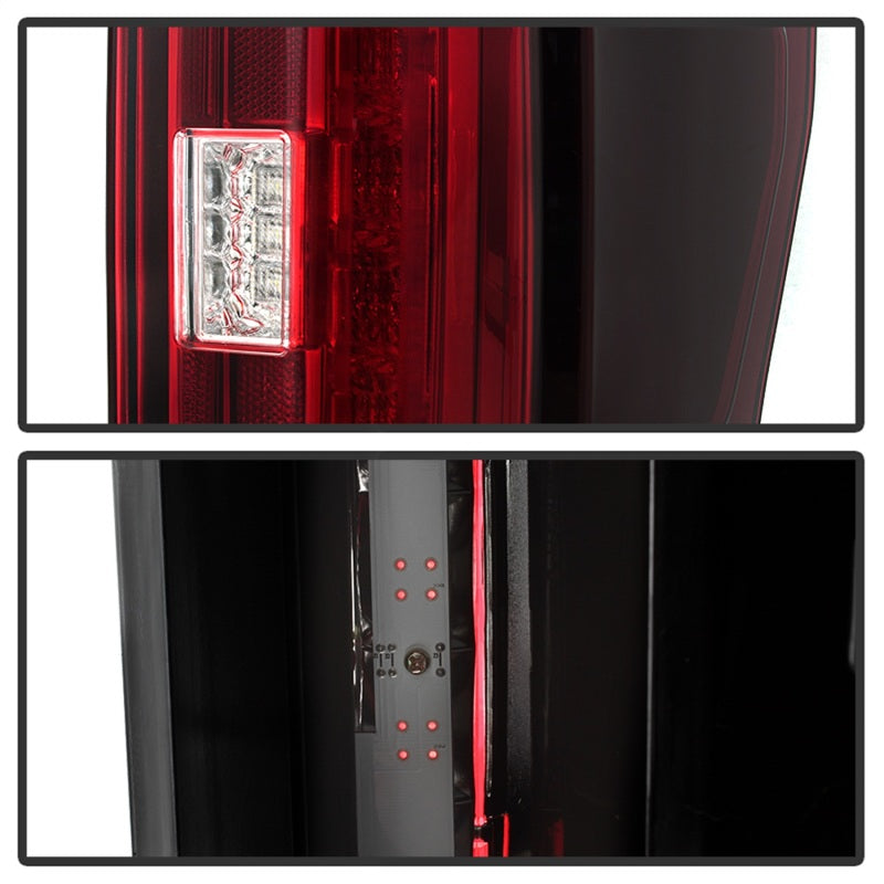 SPYDER 5085634 FITS: 17-18 Ford F-250 SD (w/Blind Spot Sens) LED Only Tail Lights Red Clr (ALT-YD-FS17BS-LED-RC) Tail Lights
