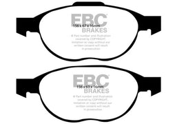 EBC DP41524R FITS: 12+ Ford C-Max 2.0 Hybrid Yellowstuff Front Brake Pads Brake Pads Performance