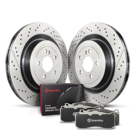Brembo OE KT00B06 FITS: Rear Disc Brake Kit Brake Rotors OE