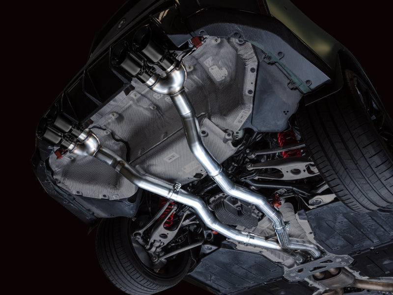 AWE Tuning 3020-42482 FITS: -AWE Track Edition Catback Exhaust for BMW G8X M3/M4 Diamond Black Tips Catback