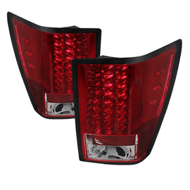 SPYDER 5070203 FITS: Jeep Grand Cherokee 07-10 LED Tail Lights Red Clear ALT-YD-JGC07-LED-RC Tail Lights