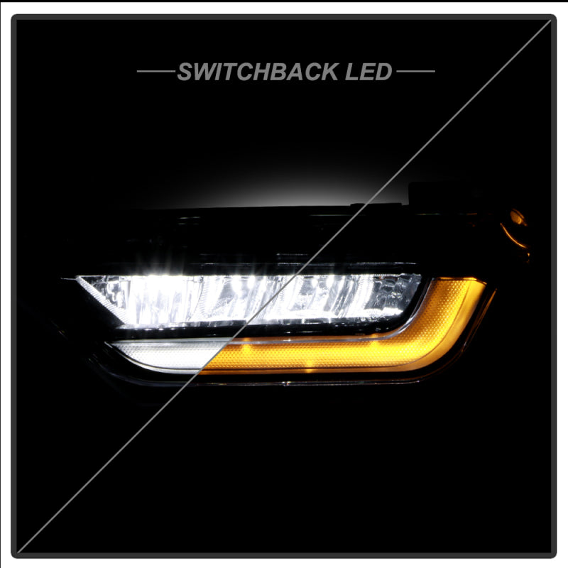 SPYDER 9052262 FITS: 21-23 Ford F150 w/ Turn Signal OEM Style Full LED Fog Lights w/ Switch FL-FF1502021-LED-T-C Fog Lights