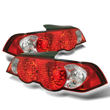 Load image into Gallery viewer, SPYDER 5000385 FITS: Acura RSX 02-04 LED Tail Lights Red Clear ALT-YD-ARSX02-LED-RC Tail Lights
