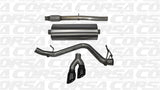 CORSA Performance 14873BLK FITS: 14-19 GMC Sierra/Chevy Silv 1500 Crew Cab/Short Bed 5.3L V8 Black Sport Single Side CB Exhaust Catback