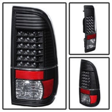 Load image into Gallery viewer, SPYDER 9027680 FITS:xTune Ford Super Duty 08-15 LED Tail Lights Black ALT-JH-FS08-LED-BK Tail Lights