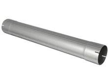 Load image into Gallery viewer, aFe 49-91003 FITS: MACHForce XP Exhausts Muffler Delete Aluminized 4 ID In/Out 8 Dia Catback