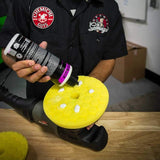 Chemical Guys BUFX111HEX5 FITS: Hex-Logic Quantum Heavy Cutting Pad Yellow 5.5in Pads & Sponges