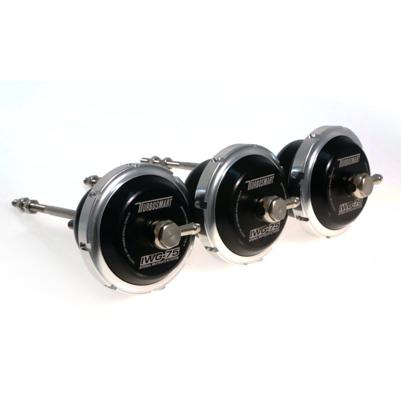 Turbosmart TS-0620-2142 FITS: Universal IWG75 Borg Warner EFR B1 Twin Scroll 140mm Rod Black 14PSI IWG Wastegates