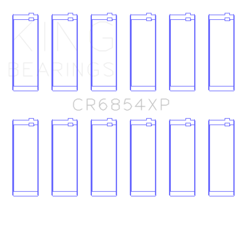 King Engine Bearings CR6854XP FITS:King BMW 95 M3 S50830 (Size STD) Performance Rod Bearing Set Bearings