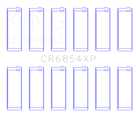 King Engine Bearings CR6854XP FITS:King BMW 95 M3 S50830 (Size STD) Performance Rod Bearing Set Bearings