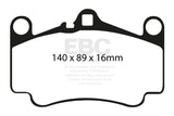 EBC DP31515C FITS: 03-05 Porsche 911 (996) (Cast Iron Rotor only) 3.6 Carrera 4S Redstuff Front Brake Pads Brake Pads Performance