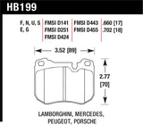 Hawk 80-92 Porsche 924 Turbo DTC-60 Race Brake Pads
