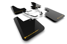 Rally Armor MF116-UR-BLK-WOR FITS: 24-25 Subaru Crosstrek (Wilderness Only) Black UR Mudflap W/Wild-Orange Logo No Drill Re Mud Flaps