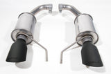 Roush 2024 GT/EcoBoost Dual Tip Axle Back Exhaust w/ Black Tips FITS: Ford Mustang - RSH422333-BLK