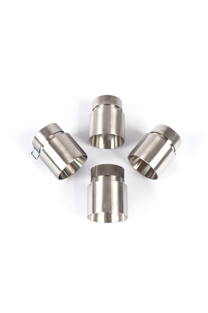 RENNELEMENT 4” INCH Exhaust Tips for OEM Exhaust