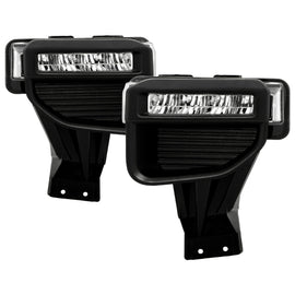 SPYDER 9051135 FITS: 20-22 Ford F250/F350 Super Duty OEM Full LED Fog Lights W/ Switch Clear Fog Lights