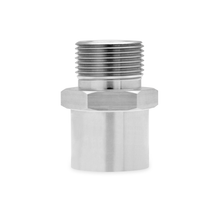 Load image into Gallery viewer, Mishimoto MMSPA-M22 FITS: Oil Filter Blocks FITS: Stainless Steel Sandwich Plate Adapter, M22 Oil Filter Blocks