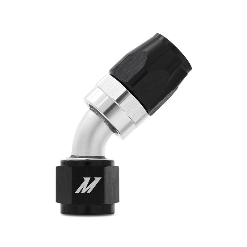 Mishimoto MMFT-SW-10-45 FITS: Aluminum -10AN 45 Degree Fitting Black Fittings