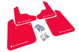 Rally Armor MF2-UR-RD/WH FITS: 93-01 Subaru Impreza RS Red UR Mud Flap w/ White Logo Mud Flaps