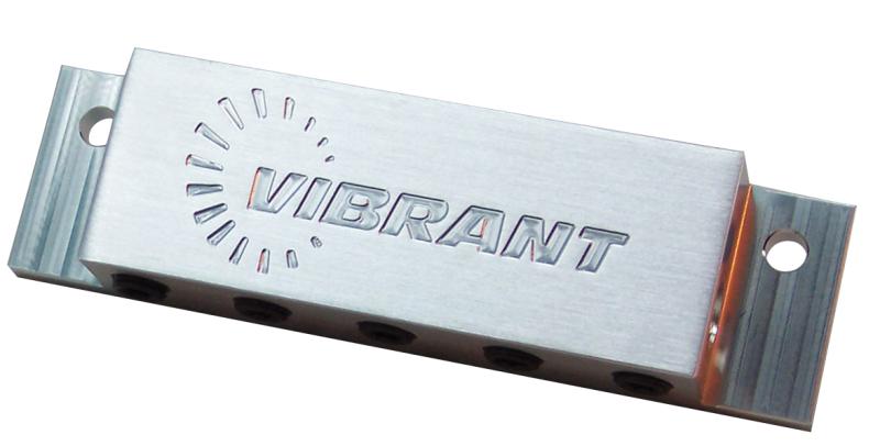 Vibrant 2691 FITS: Aluminum Vacuum Manifold (new design) Black Fittings