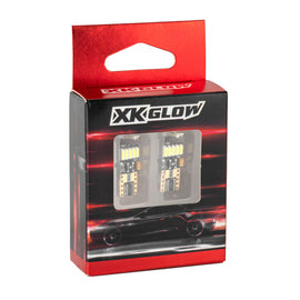XKGLOW XK-T10-W FITS:XK Glow White T10 194 Error Free Ultra Bright LED Bulb 2pc Set w/ Built-in Canbus Bulbs
