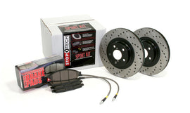 Stoptech 979.33010F FITS:Sport Axle Pack Drilled Rotor, Front Brake Rotors Drilled