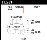 Hawk HP+ Street Brake Pads