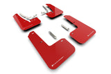 Rally Armor MF80-UR-RD/WH FITS: 2022 MK8 Volkswagen Golf GTI/R Red UR Mud Flap w/ White Logo Mud Flaps
