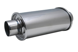 Vibrant 1141 FITS: ULTRA QUIET Resonator 2.5in inlet / outlet x 14in overall length Resonators