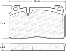 Load image into Gallery viewer, Stoptech 308.16630 FITS:StopTech 07-15 Audi Q7 Street Performance Front Brake Pads Brake Pads OE