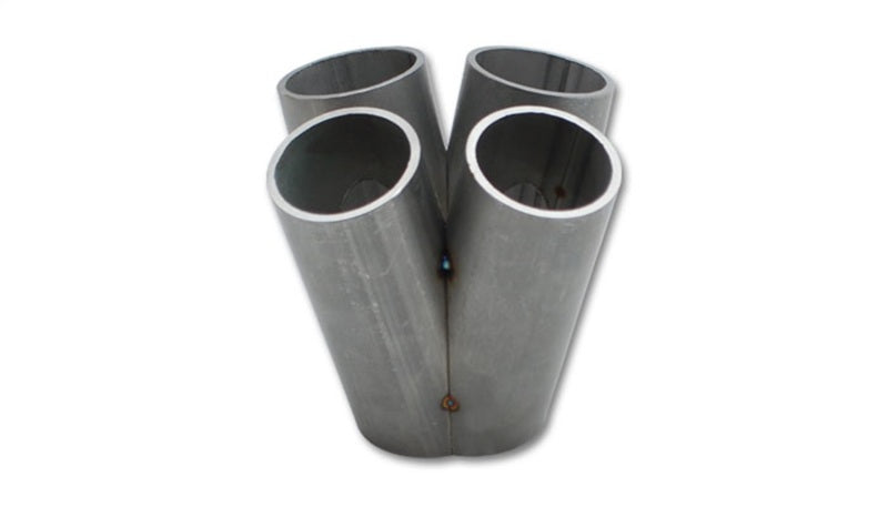 Vibrant 2457 FITS: 4 into 1 SS Turbo Mani Collector for GT28/30/35 in Flange 48mm Pipe OD 4.5in tall 58mm out Merge Collectors