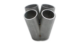 Vibrant 2457 FITS: 4 into 1 SS Turbo Mani Collector for GT28/30/35 in Flange 48mm Pipe OD 4.5in tall 58mm out Merge Collectors