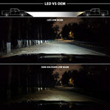 ANZO 111478 FITS: 15-20 Chevy Tahoe/Suburban LED Light Bar Style Headlights Black w/Sequential w/DRL w/Amber Headlights