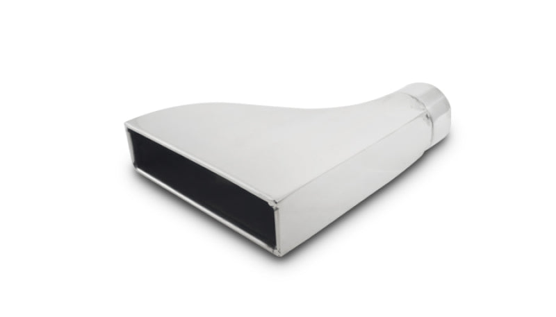 Vibrant 1606 FITS: 7.75in x 1.875in Rectangular SS Exhaust Tip (Camaro Style) with 2.5in Inlet Tips