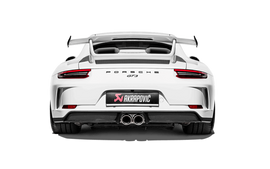 Akrapovic S-PO/TI/8-TP FITS: 2018 Porsche 911 GT3 (991.2) Slip-On Race Line (Titanium) w/Titanium Tail Pipe Set Muffler