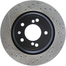 Load image into Gallery viewer, Stoptech 127.34054R FITS:StopTech 00-03 BMW M5 (E39) Slotted &amp; Drilled Right Rear Rotor Brake Rotors Slot &amp; Drilled
