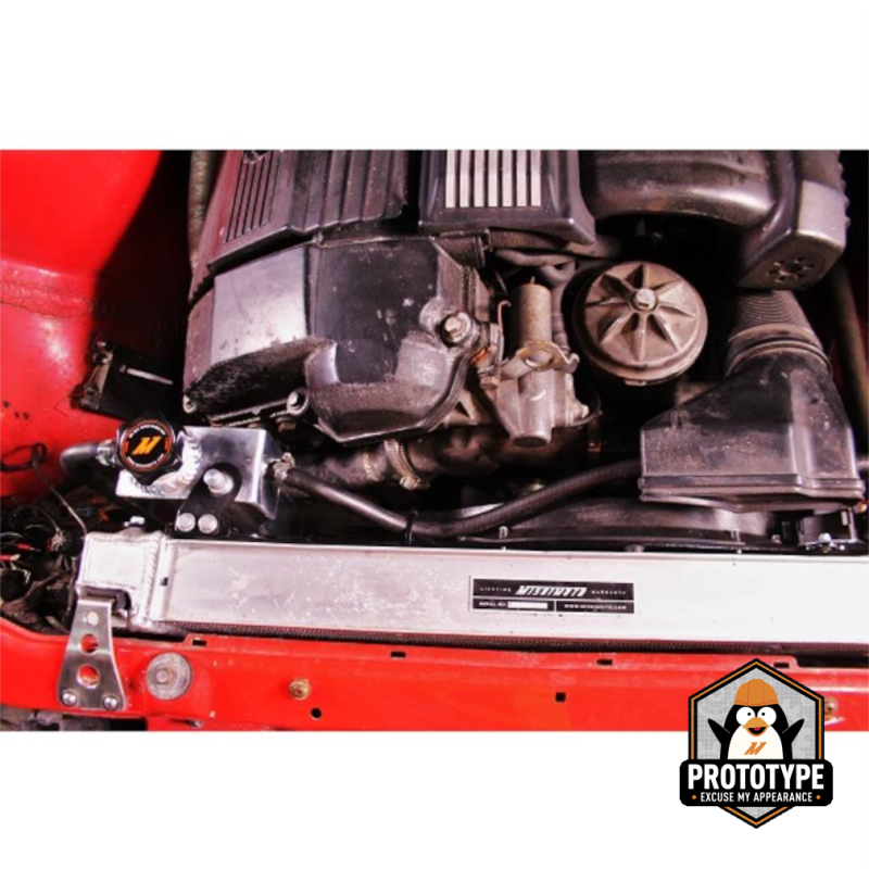 Mishimoto MMRT-E36-92EBK FITS: Coolant Reservoirs FITS: 92-99 BMW 3 Series Aluminum Coolant Expansion Tank Black Coolant Reservoirs