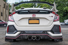 Load image into Gallery viewer, Rally Armor MF47-UR-BLK/DGRY FITS: 17-22 Honda Civic Type R Black UR Mud Flap w/Dark Grey Logo Mud Flaps