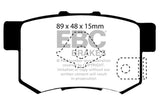 EBC 10-12 RDX 2.3 Turbo Ultimax2 Rear Brake Pads FITS: Acura - EBCUD1086