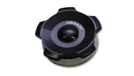 Vibrant 11291 FITS: 2in OD Aluminum Weld Bungs w/ Anodized Black Aluminum Threaded Cap (incl. O-Ring) Bungs