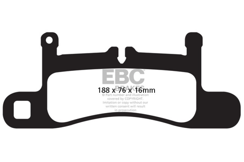 EBC UD1453 FITS: 10-17 Volkswagen Touareg Ultimax OEM Replacement Rear Brake Pads Brake Pads OE