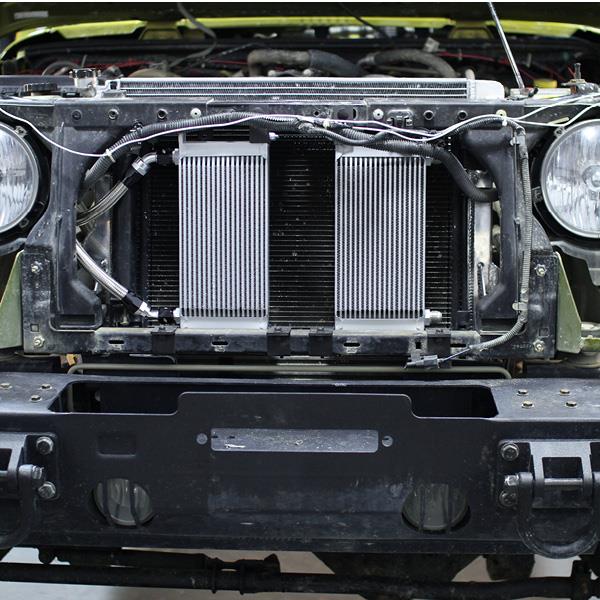 Mishimoto MMTC-WRA-07 FITS: Transmission Coolers FITS: Transmission Cooler Kit for 2007-2011 Jeep Wrangler JK 3.8L 42RLE Transmission Coolers